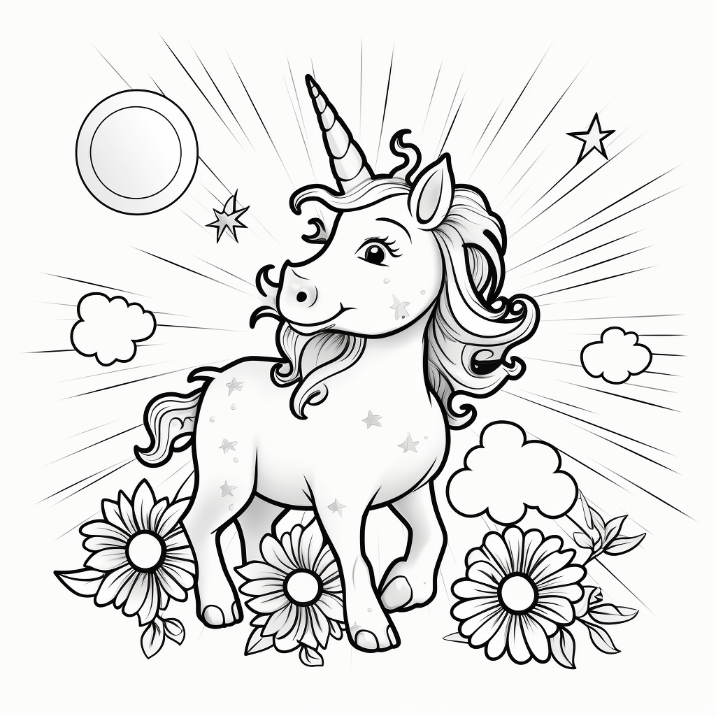zeevkazakov_simple_black_and_white_line_art_of_a_happy_Unicorn__7e3ce156-6e84-40ee-9013-3cd909d7f036